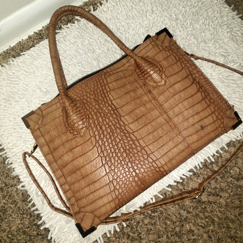 Faux Snake Skin Purse